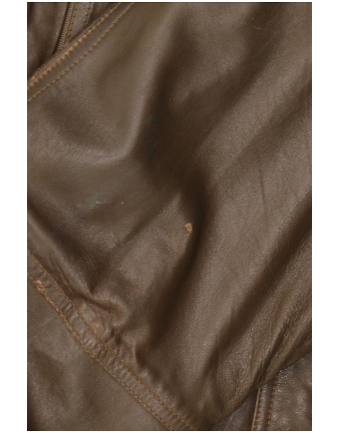 Винтажная мужская кожаная куртка IT 52 XL Хаки