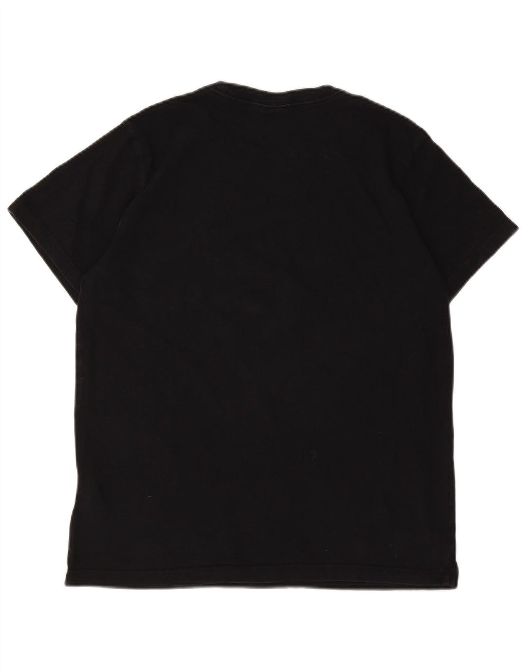 ADIDAS Mens Graphic T-Shirt Top Medium Black Cotton