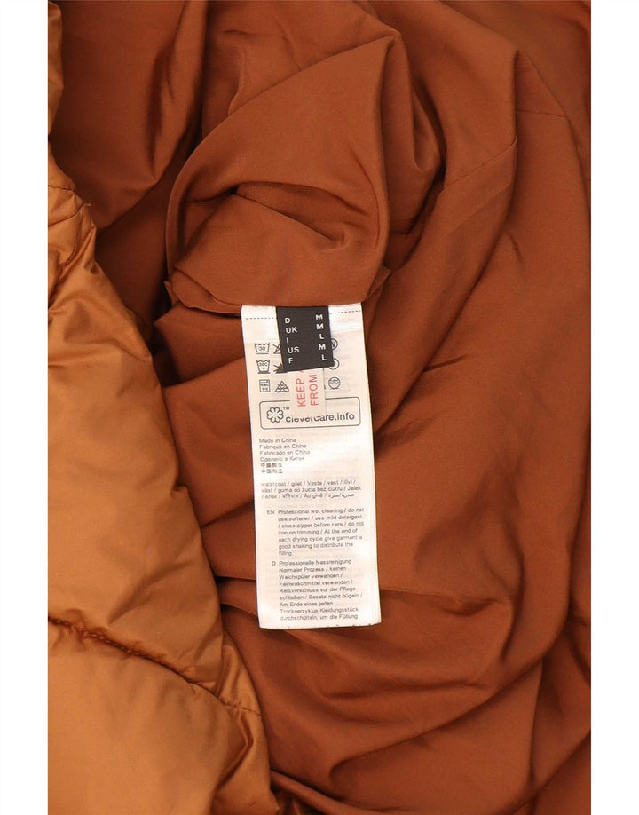 Женский длинный жилет с подкладкой Esprit UK 14, средний коричневый полиэстер
