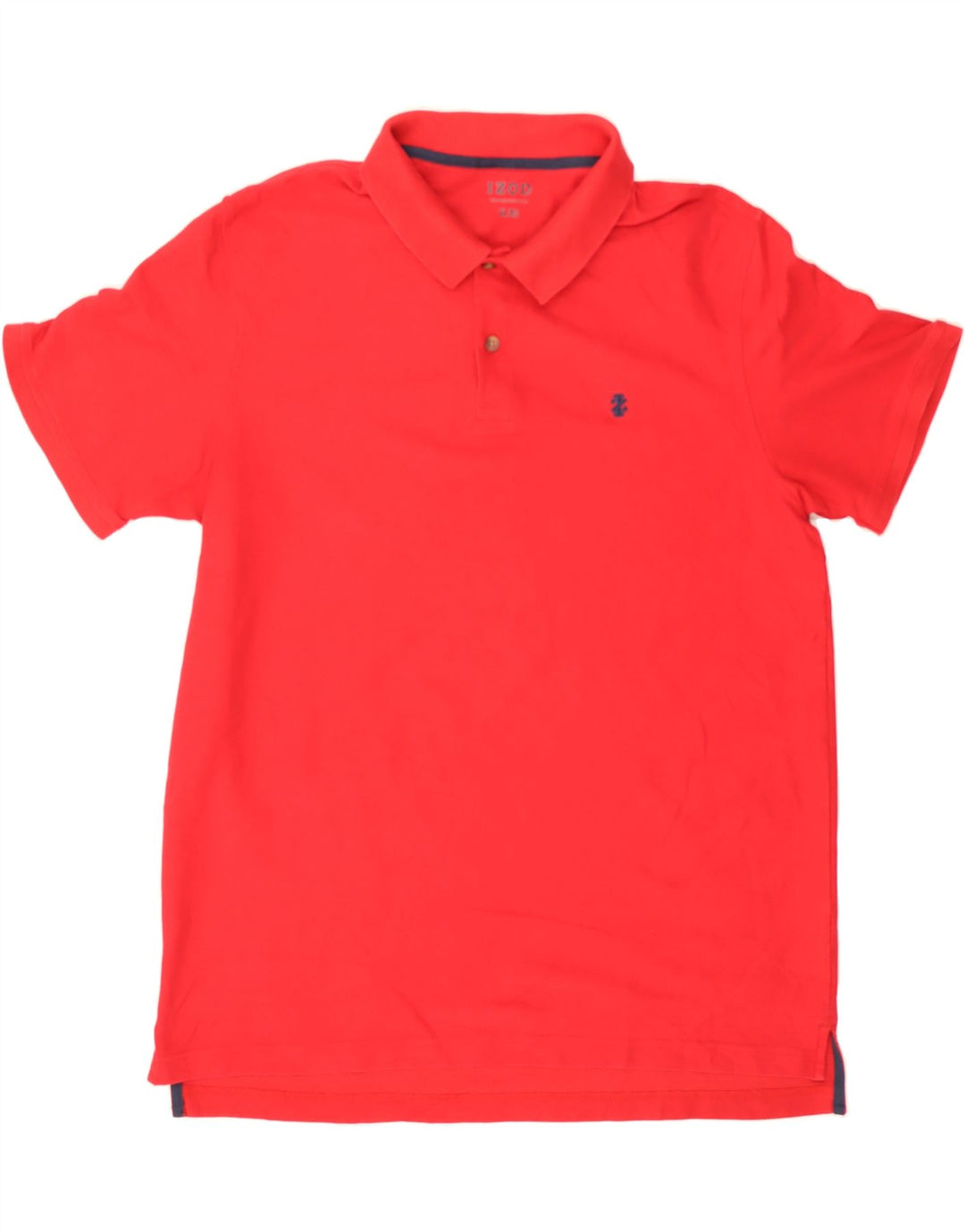 IZOD Mens Polo Shirt XL Red Cotton Vintage Izod and Second-Hand Izod from Messina Hembry 