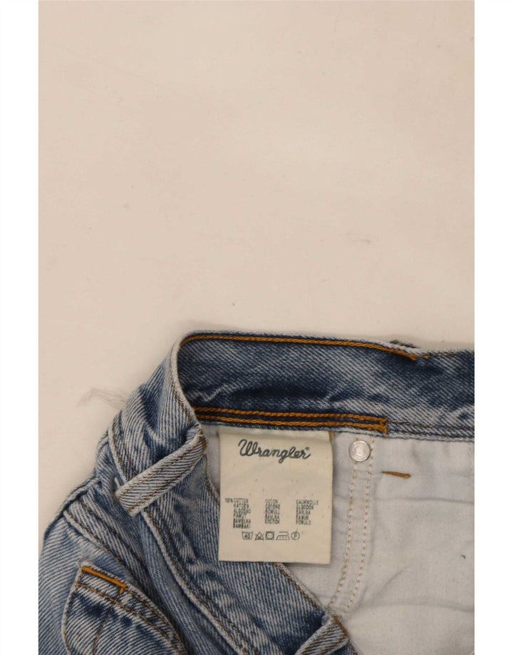 Мужские прямые джинсы Wrangler стандартного кроя W36 L32, синие, хлопок