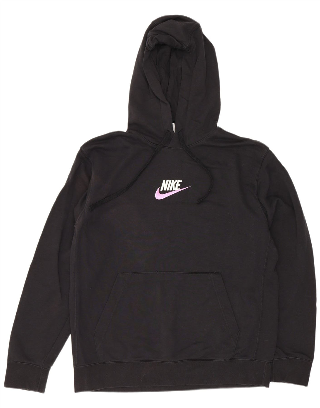 Мужской джемпер с капюшоном Nike, большой черный, хлопок