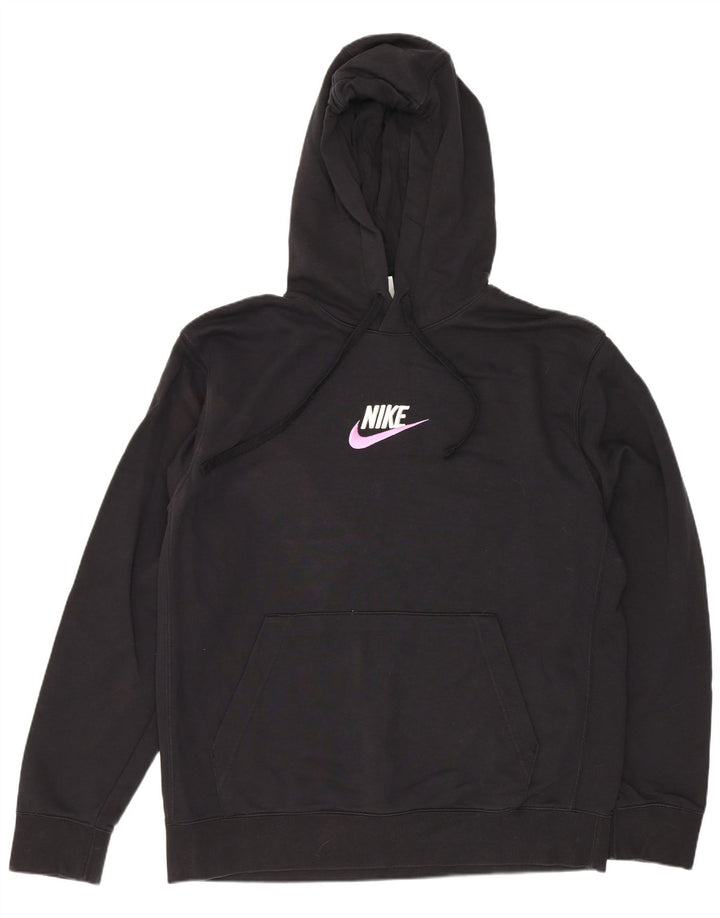 Мужской джемпер с капюшоном Nike, большой черный, хлопок