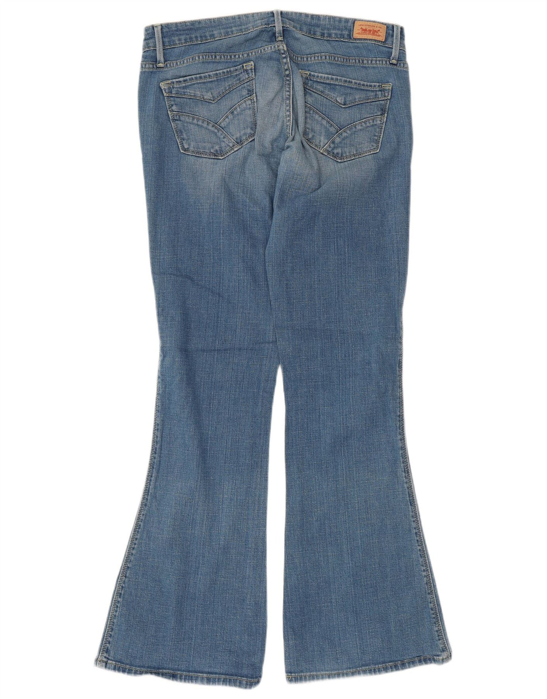 Женские джинсы скинни Levi's 524 с низкой талией, США 9, средние W30 L30, синие