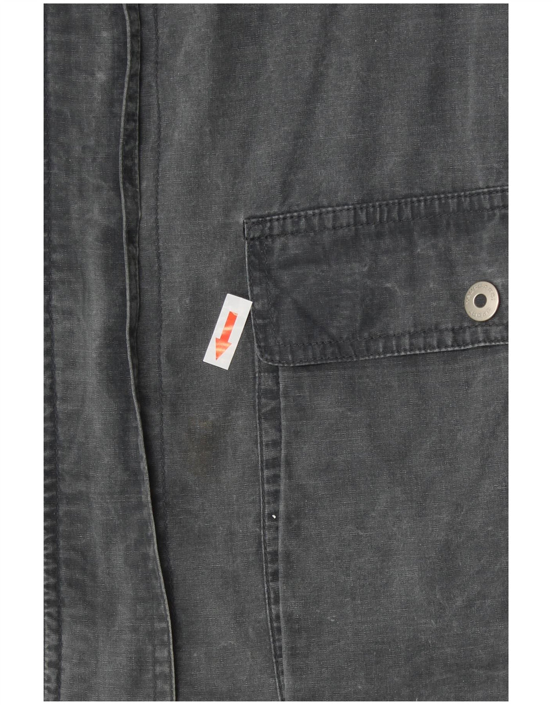 TRUSSARDI Женская куртка с капюшоном IT 44 Средний Серый Хлопок