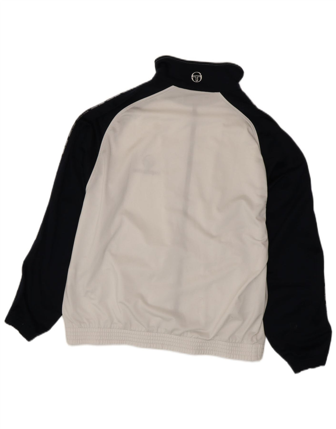 SERGIO TACCHINI Мужская спортивная куртка среднего размера с цветными блоками белого цвета