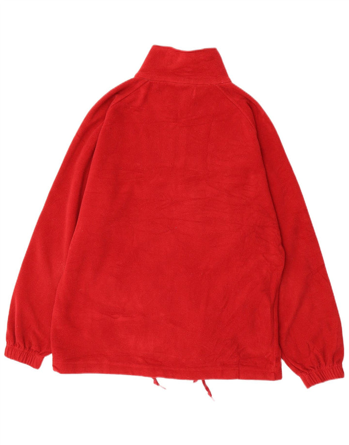 Kappa Mens Fleece Jacket UK 38 Medium Red Polyester