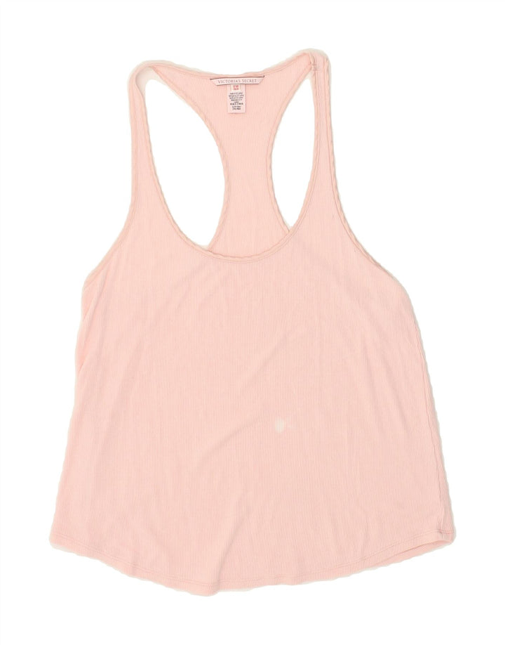VICTORIAS SECRET Womens Vest Top UK 10 Small Pink | Vintage Victorias Secret | Thrift | Second-Hand Victorias Secret | Used Clothing | Messina Hembry 