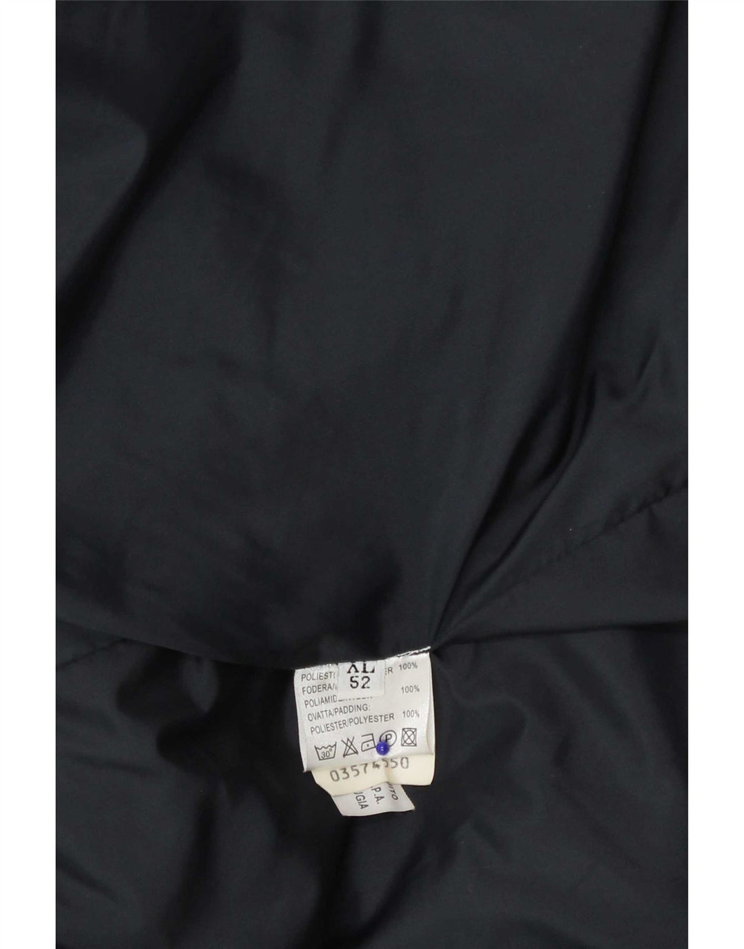 Мужское пальто Valentino IT 52 XL темно-синее из полиэстера