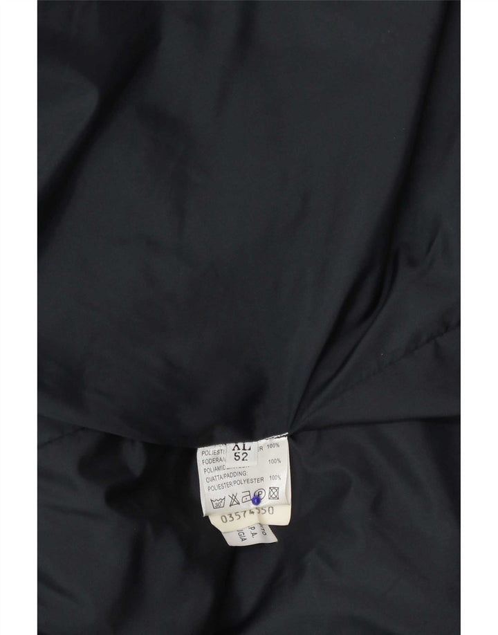 Мужское пальто Valentino IT 52 XL темно-синее из полиэстера