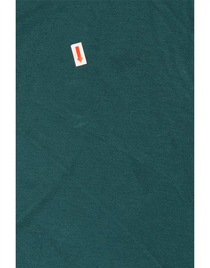 Женский прозрачный топ BENETTON с длинным рукавом UK 18 XL, зеленый