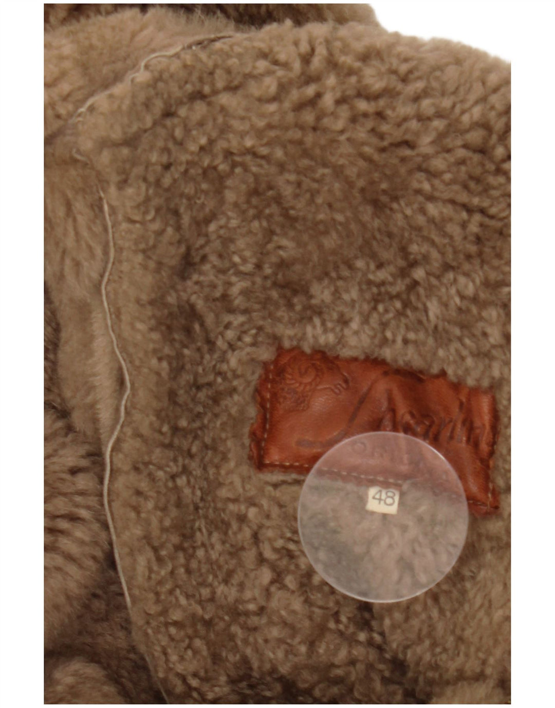 ДУБЛА Женская дубленка с капюшоном IT 48 XL Коричневый