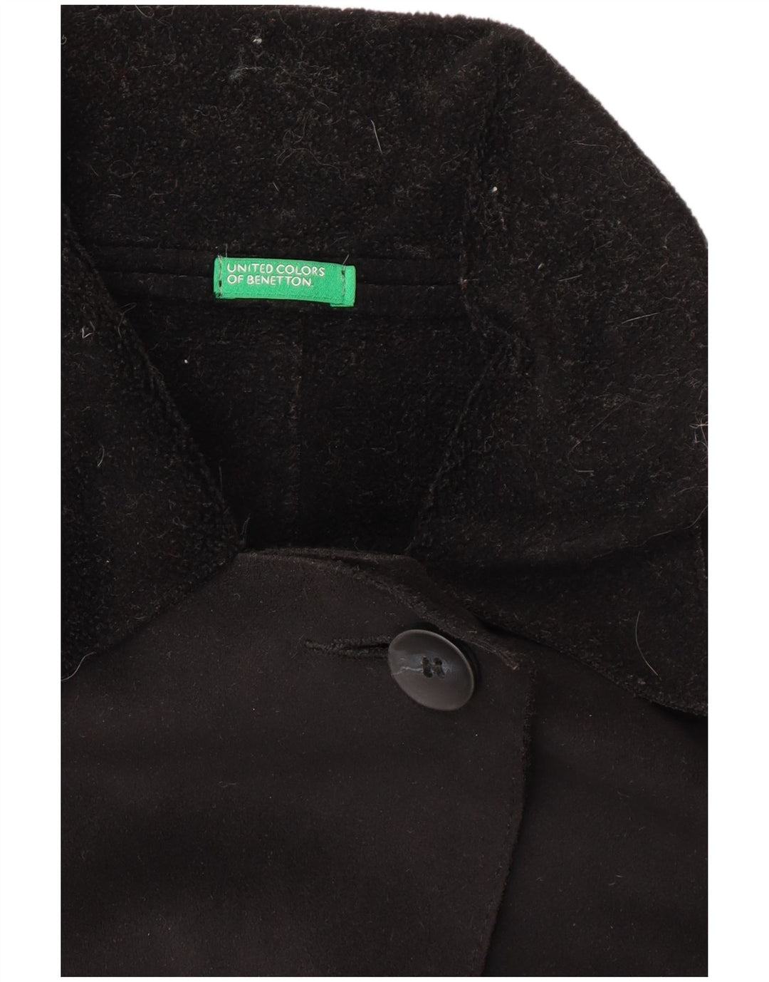 Женское пальто Benetton UK 14 Medium Black