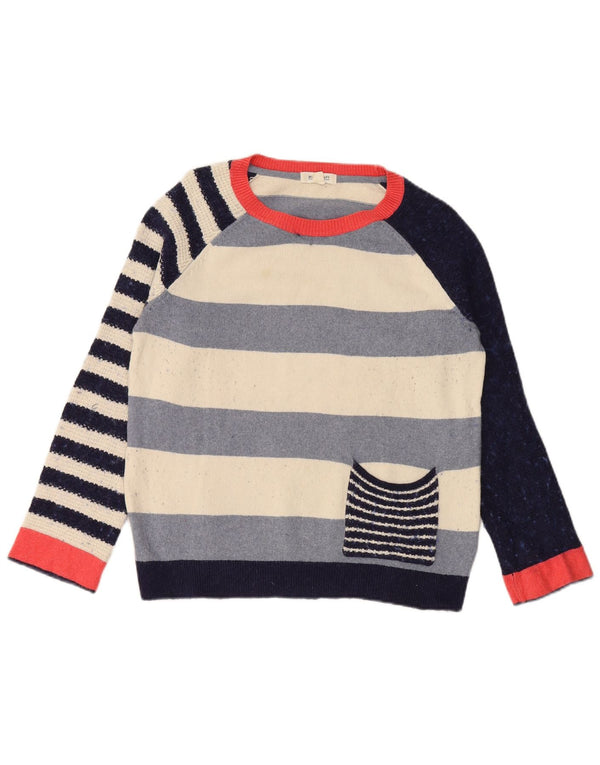 Женский джемпер с вырезом «лодочка» WHITE STUFF UK 12, средний разноцветный