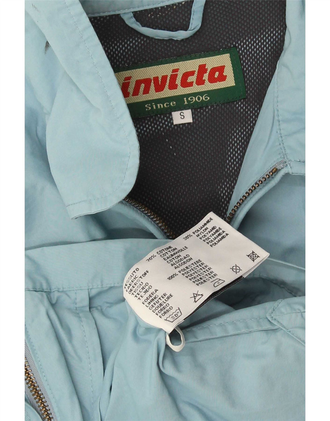 Женская куртка Invicta UK 10, маленькая, синяя, хлопок