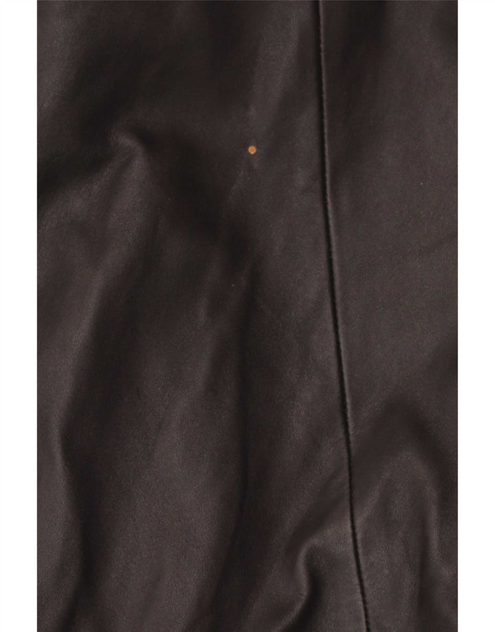 Винтажная мужская кожаная куртка UK 42 XL Коричневая кожаная