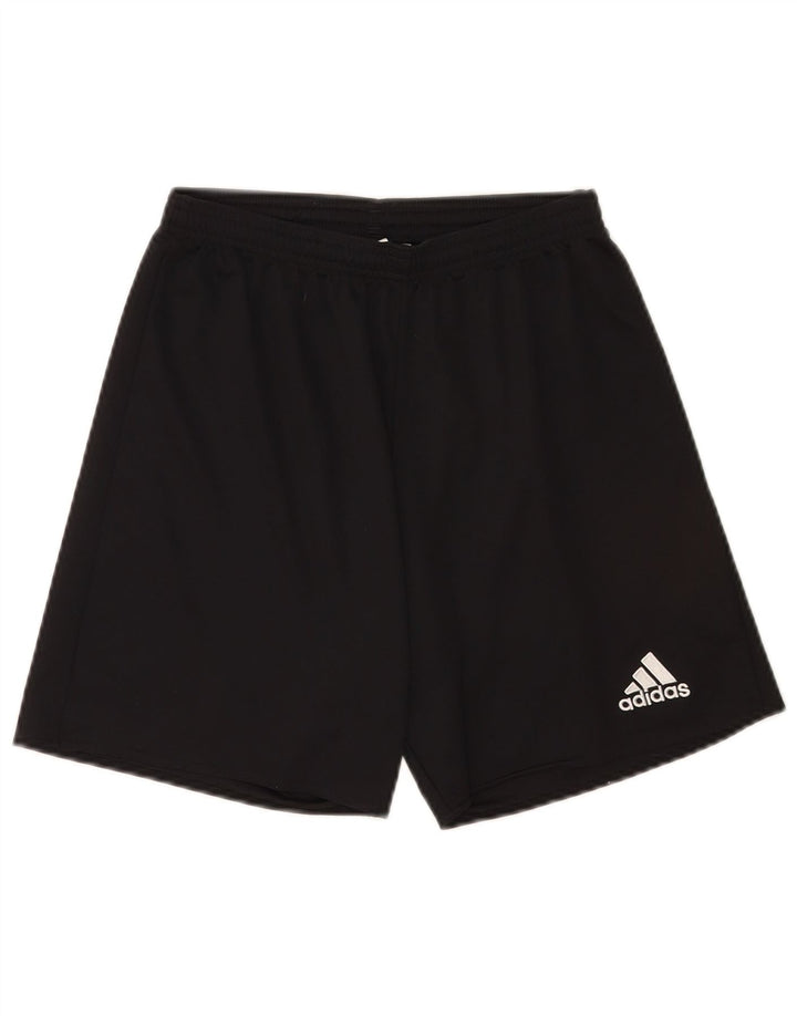 Мужские спортивные шорты Adidas Climalite, маленькие черные из полиэстера