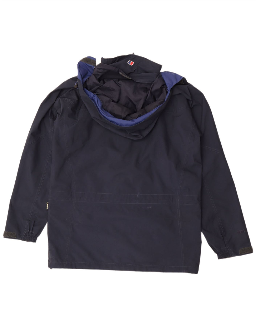 Berghaus Мужская дождевик с капюшоном UK 38 Средний Темно-Синий Полиэстер