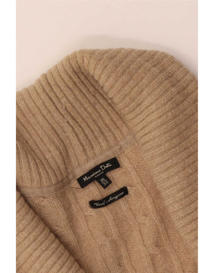 Женский кардиган Massimo Dutti UK 12, средний коричневый, шерсть