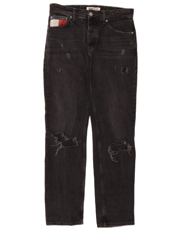 Мужские прямые джинсы Tommy Hilfiger W29 L32, черный хлопок