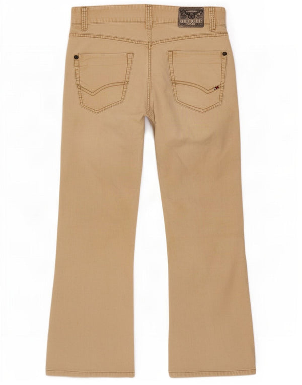 Tommy Hilfiger Женские вельветовые брюки Bootcut W34 L32 Бежевый хлопок