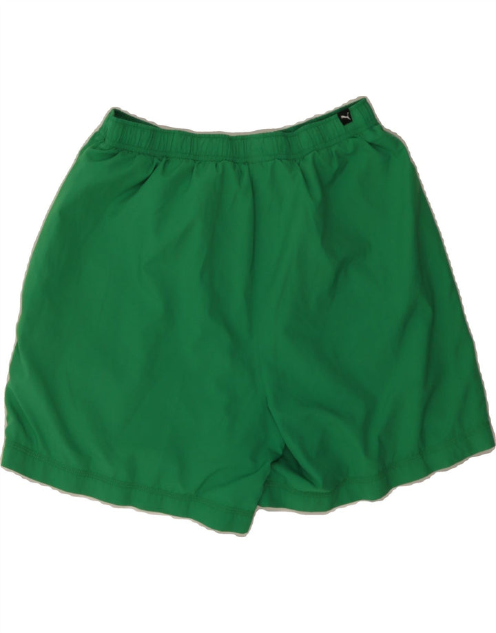 PUMA Mens Sport Shorts Large Green Vintage Puma and Second-Hand Puma from Messina Hembry 