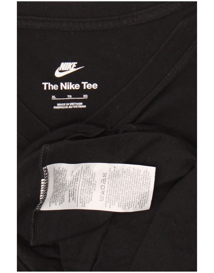 Мужская футболка NIKE XL, черный хлопок