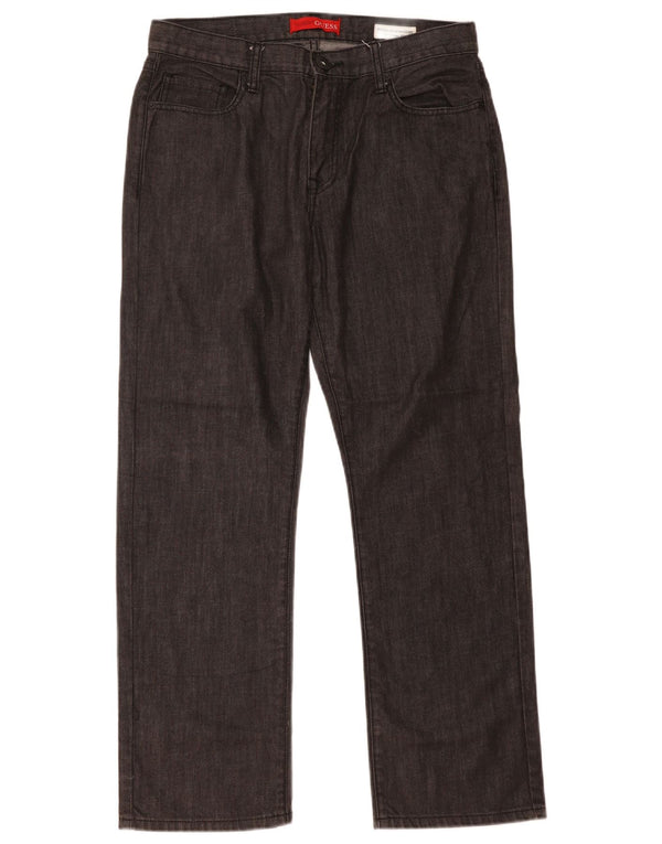 Мужские прямые джинсы Guess W33 L30 серые, хлопок