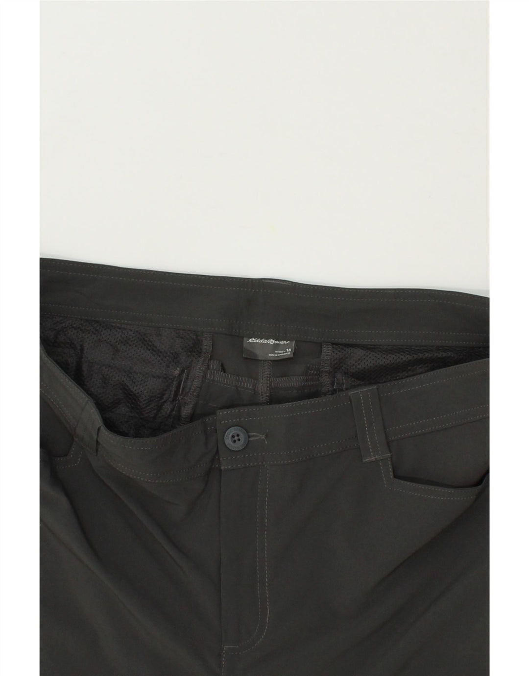 COLUMBIA Womens Casual Shorts US 14 XL W36  Grey Polyester Vintage Columbia and Second-Hand Columbia from Messina Hembry 