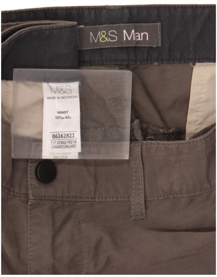 Мужские шорты карго Marks & Spencer W42 2XL серые, хлопок