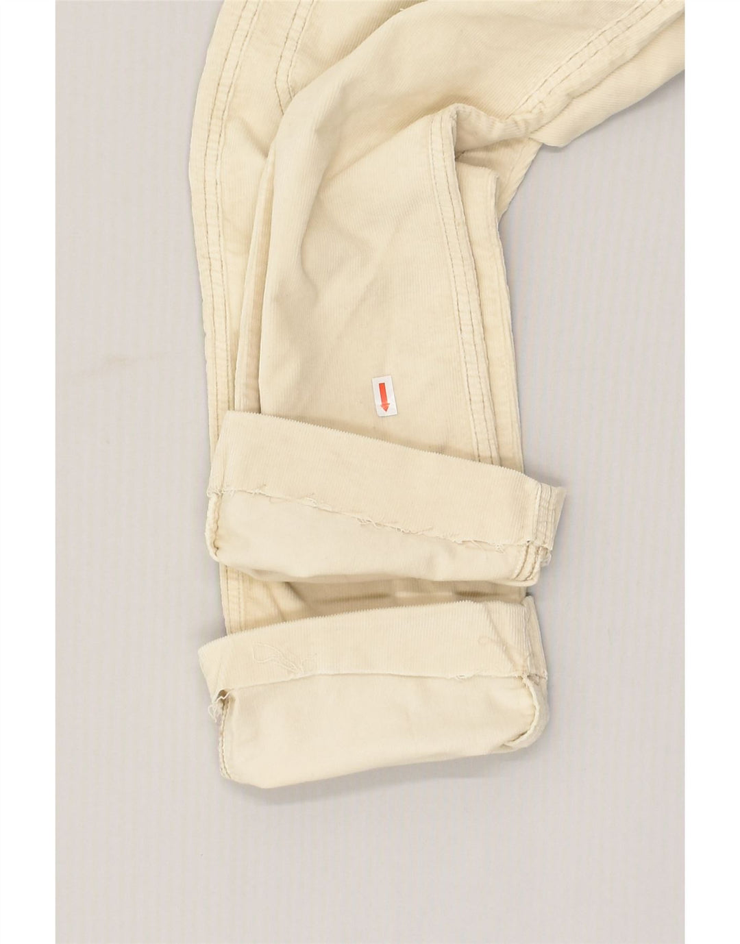 JECKERSON Girls Straight Corduroy Trousers 7-8 Years W22 L22 Beige Cotton | Vintage Jeckerson | Thrift | Second-Hand Jeckerson | Used Clothing | Messina Hembry 