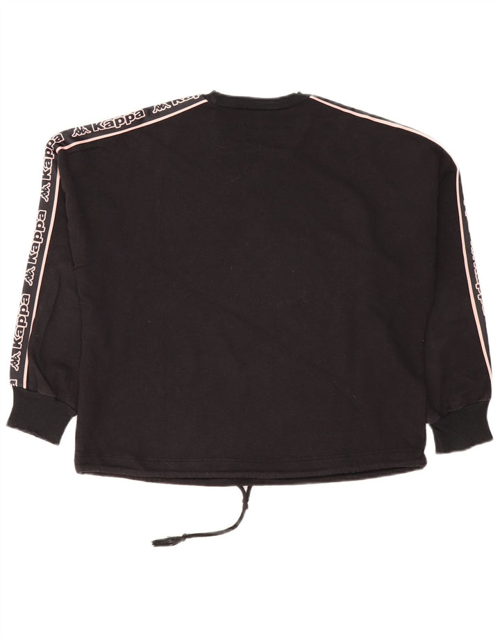 Женский свитер Kappa Tezenis с рисунком UK 12, средний черный