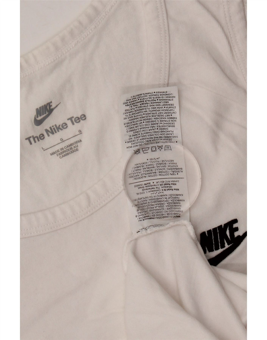 Мужской жилет Nike большой размер, белый хлопок