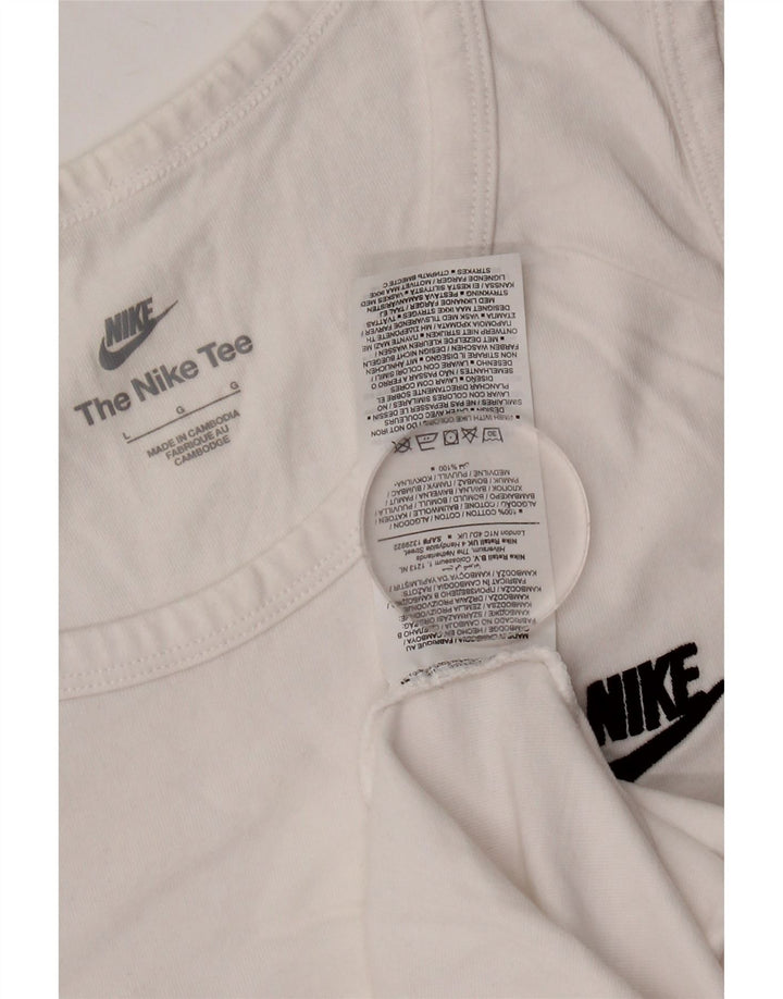 Мужской жилет Nike большой размер, белый хлопок