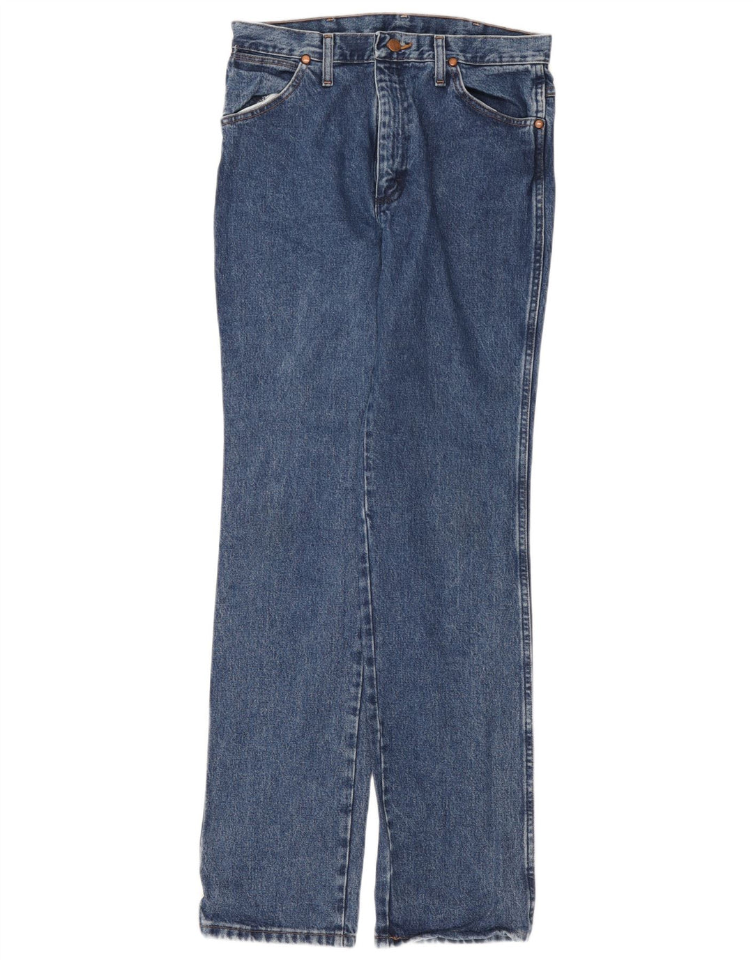 Мужские прямые джинсы Wrangler W31 L34 синие, хлопок