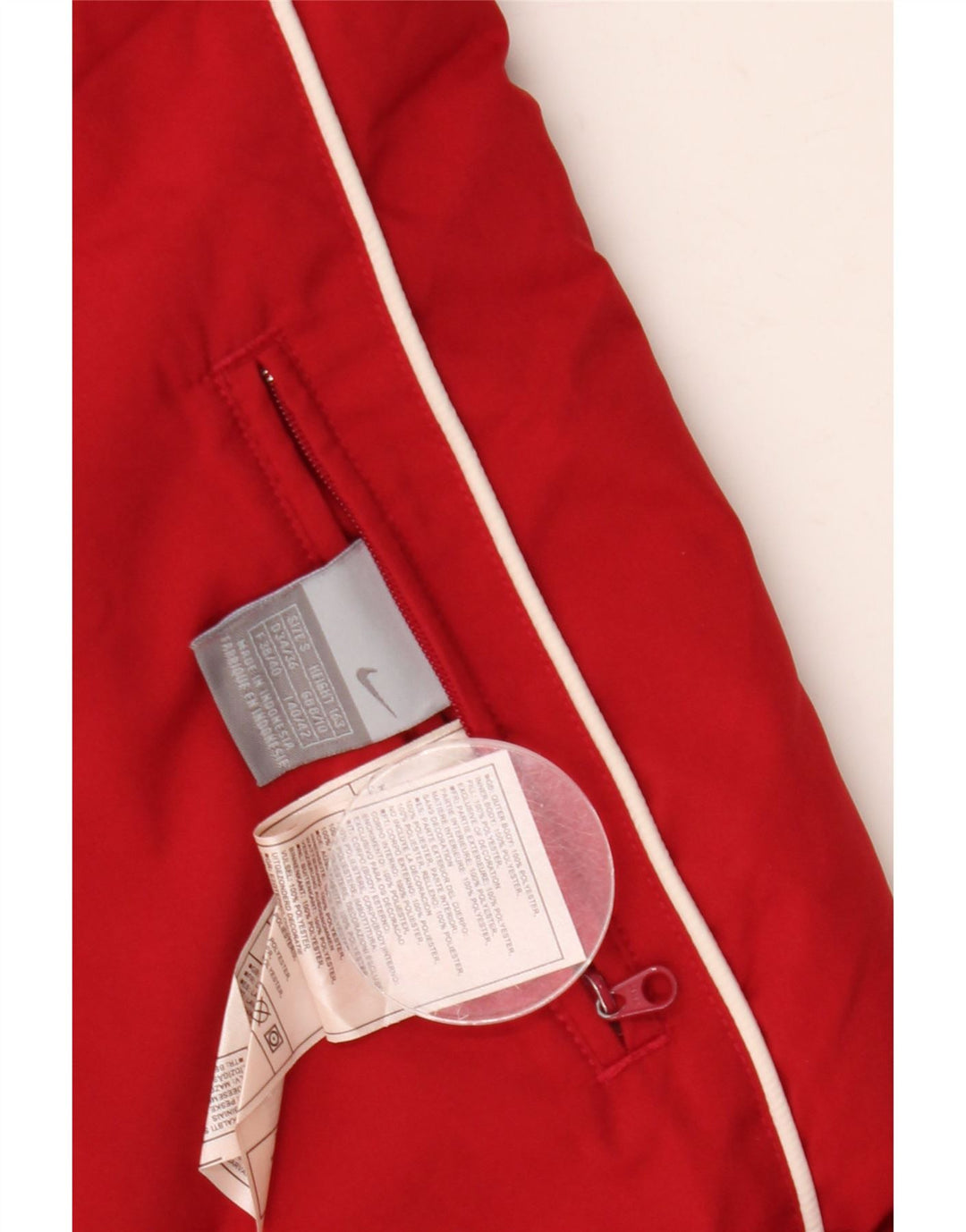 Женская двусторонняя куртка Nike UK 8/10, маленький красный полиэстер