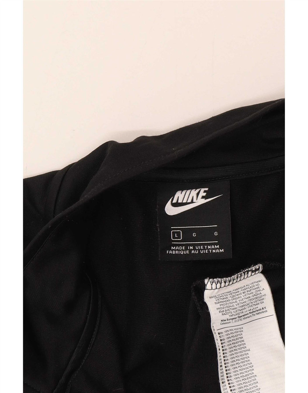 Мужская спортивная куртка Nike, большая черная полиэстер