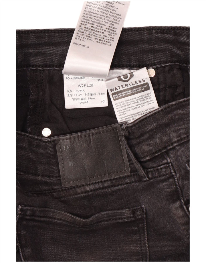 Женские джинсы скинни Levi's 711 W29 L28 Серые хлопковые