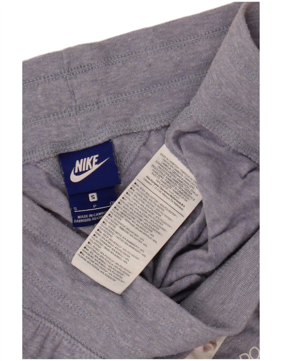 Мужские спортивные брюки Nike, маленькие синие хлопковые брюки для бега