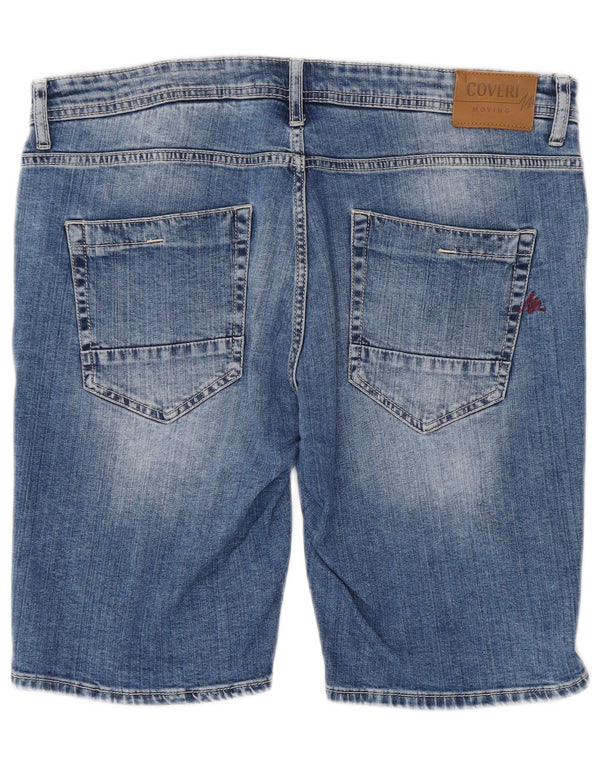 COVERI Мужские джинсовые шорты IT 52 XL W38 Синие, хлопок