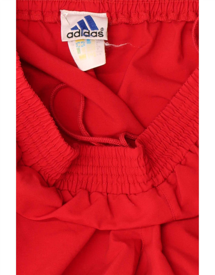 Adidas Мужские спортивные брюки Джоггеры Большой красный полиэстер