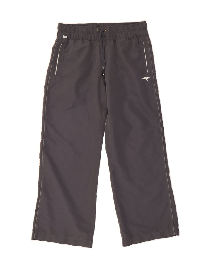KANGAROOS Boys Tracksuit Trousers 15-16 Years XL Grey Polyester Vintage Kangaroos and Second-Hand Kangaroos from Messina Hembry 