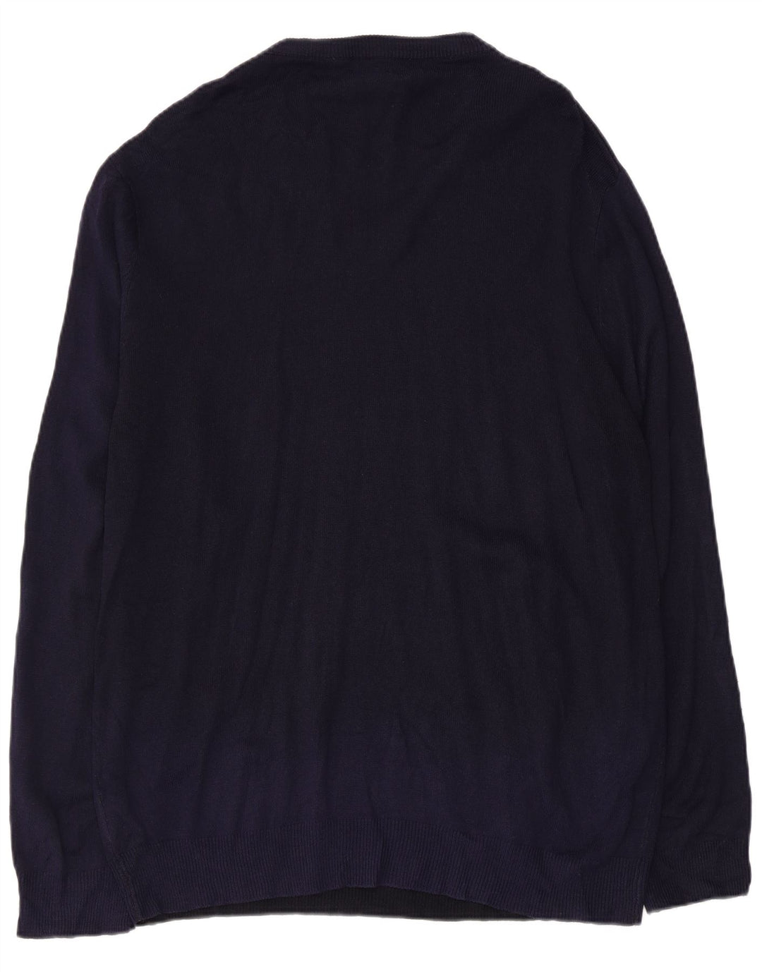 Мужской джемпер с v-образным вырезом PIERRE CARDIN 2XL темно-синий акрил