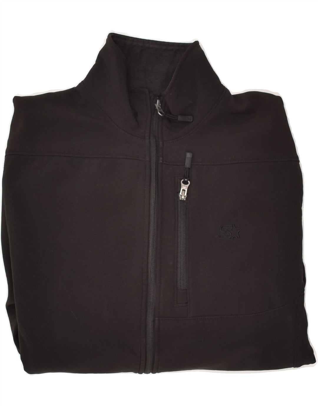 STARTER Mens Tracksuit Top Jacket Small Black Polyester Vintage Starter and Second-Hand Starter from Messina Hembry 