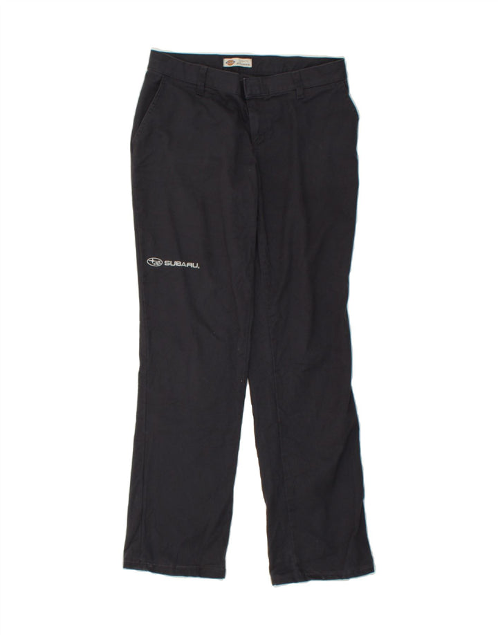 DICKIES Womens Straight Chino Trousers W30 L30 Grey Polyester Vintage Dickies and Second-Hand Dickies from Messina Hembry 