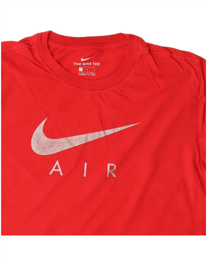 Мужская футболка с рисунком Nike, большой красный хлопок