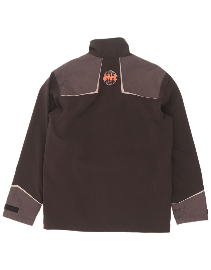 Мужская ветровка Helly Hansen UK 36 маленькая черная с цветными блоками