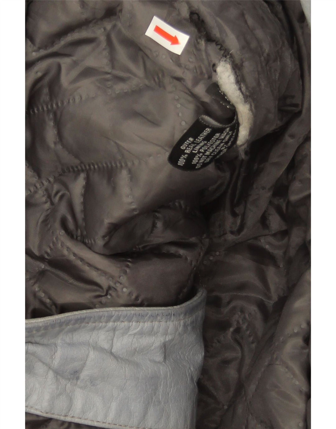 Женская кожаная косуха Smart Range UK 20 2XL синяя кожаная