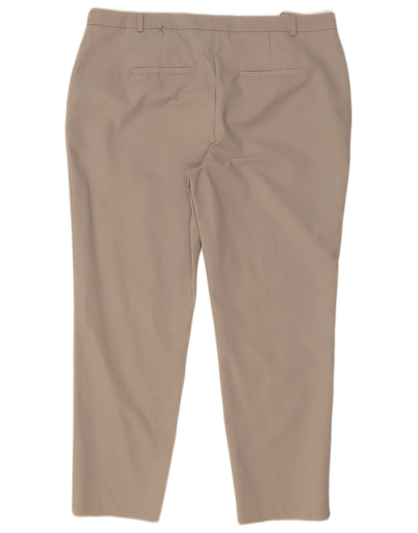Женские узкие брюки-чиносы M&Co UK 16, большие W36 L27, серый хлопок