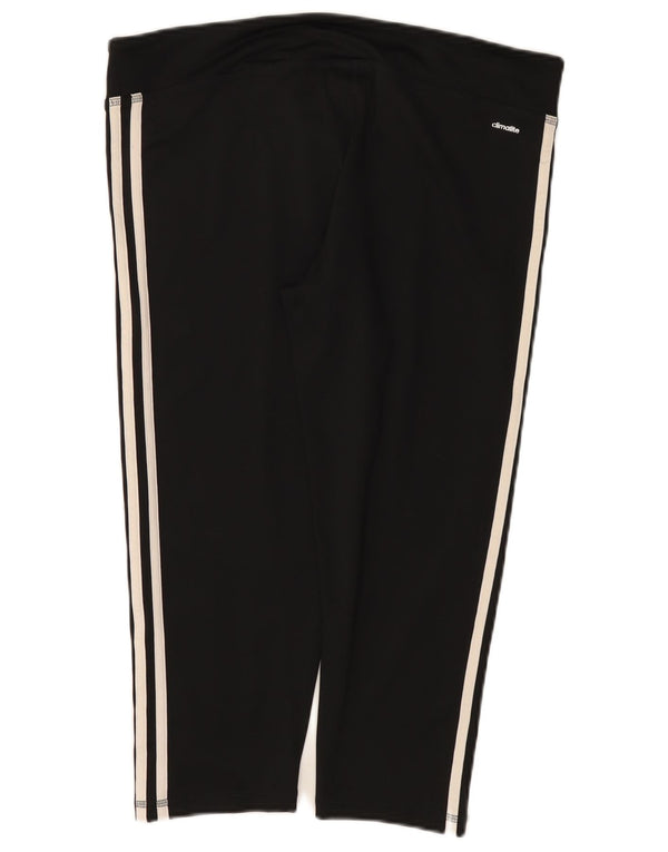 Женские леггинсы-капри Adidas Climalite UK 20/22 XL, черный полиэстер